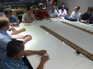 25-01-19-Dirigentes do Conespi durante encontro com o prefeito e o novo presidente da Câmara de Vereadores, Gilmar Rotta(1)